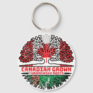 Porte-clés Turkménistan Turkménistan Canadian Canada Tree Roo