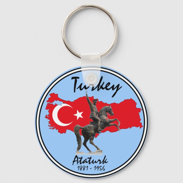 Porte-clés Turquie-Atatürk (Recto)