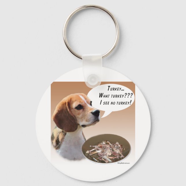 Porte-clés Turquie beagle (Recto)