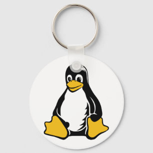 Porte-clés Tux Penguin - (Linux, Open Source, Copyleft, FSF)