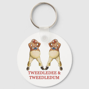 PORTE-CLÉS TWEEDLEDEE & TWEEDLEDUM AU WONDERLAND
