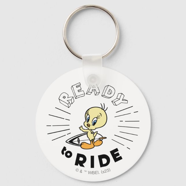Porte-clés TWEETY™ Surfboard - Prêt à rouler (Recto)