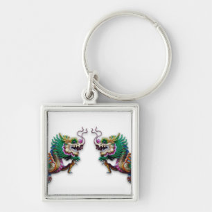 Porte-clés Twin Dragons