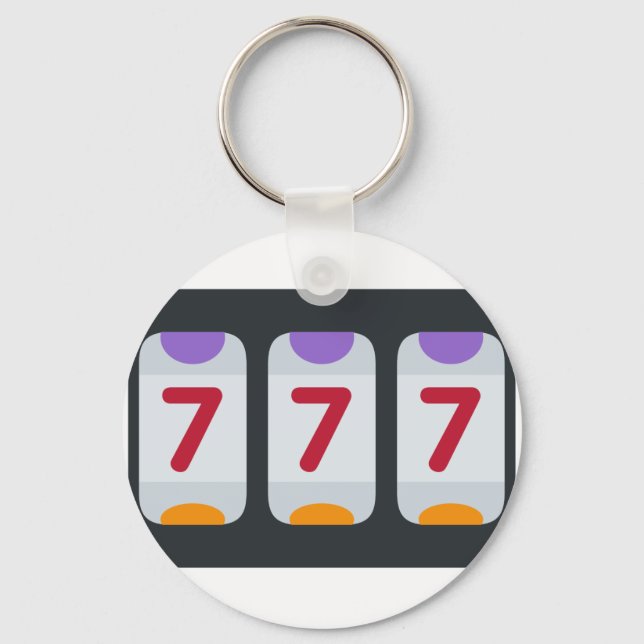 Porte-clés Twitter Emoji - Lucky 7 (Recto)