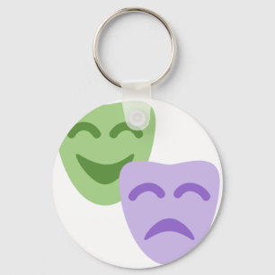 Porte-clés Twitter Emoji - Théâtre dramatique