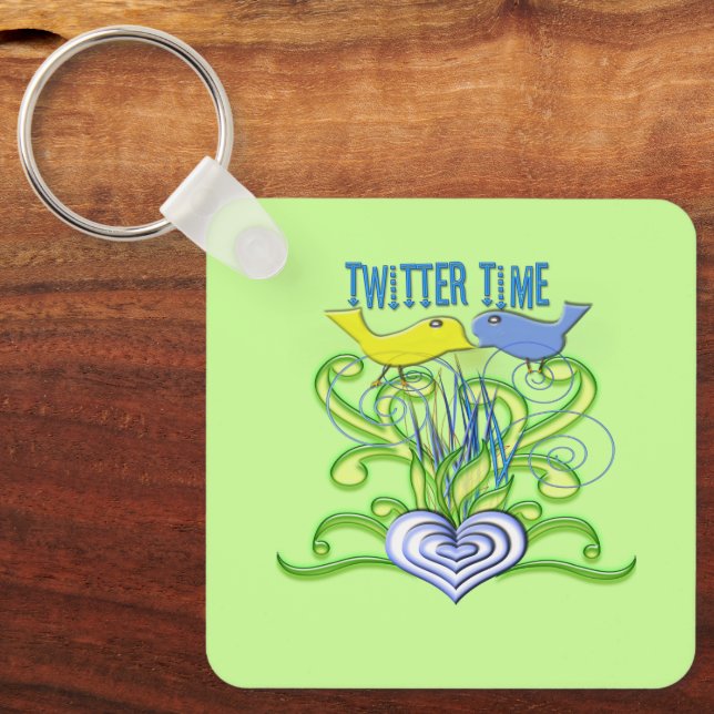 Porte-clés TwitterTemps (Recto)