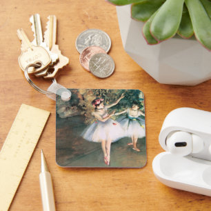 Porte-clés Two Dancers on a Stage by Edgar Degas, Vintage Art