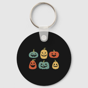Porte-clés Types De Collection Jack-o'-lantern Citrouille Ret