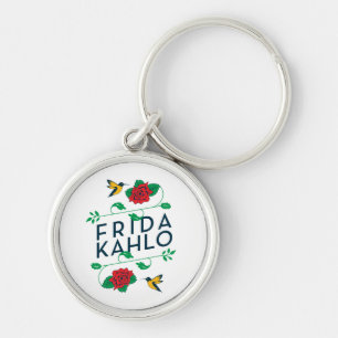 Porte-clés Typographie florale de Frida Kahlo  