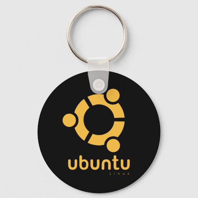 Porte-clés Ubuntu Linux Open Source (Recto)
