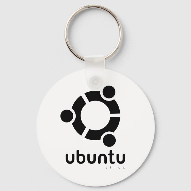 Porte-clés Ubuntu Linux Open Source (Recto)