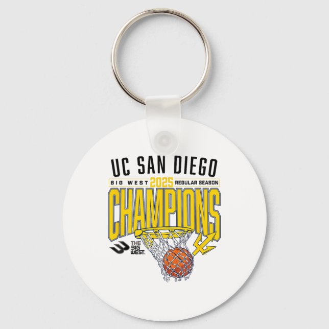 Porte-clés Uc San Diego Tretons 2025 Regular Season Basketbal (Recto)