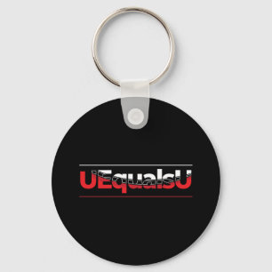 Porte-clés UEqualsU VIH Typographie indétectable Art