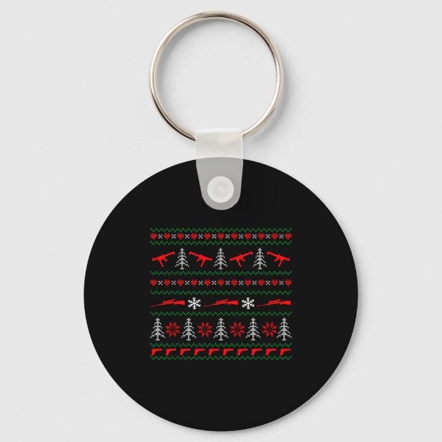 Porte-clés Ugly Christmas Sweater Tactical Merry Christmas  (Recto)