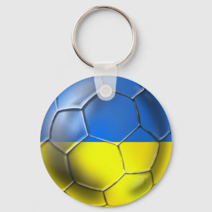 Porte-clés Ukraine Euro 2012 and Brazil 2014 World cup Soccer