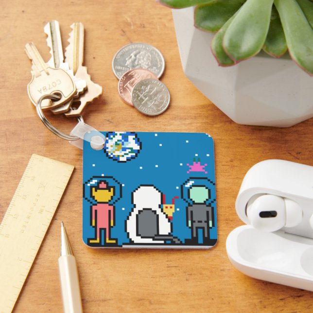 Porte-clés Umeko Space Colony NFT keychain キーホルダー (Bureau)