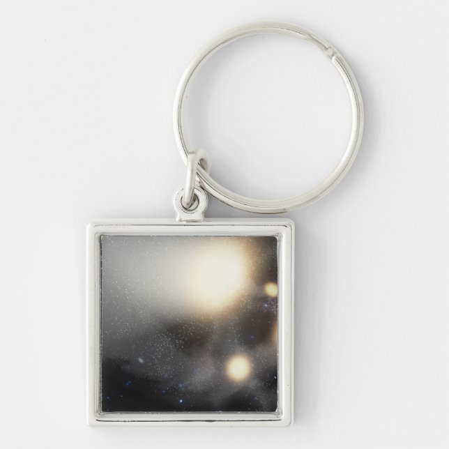 Porte-clés Un amas de galaxies (Devant)