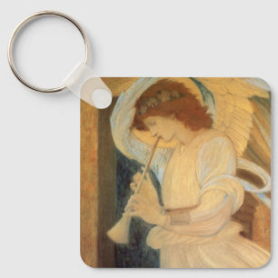 Porte-clés Un ange jouant du flageolet par Burne-Jones