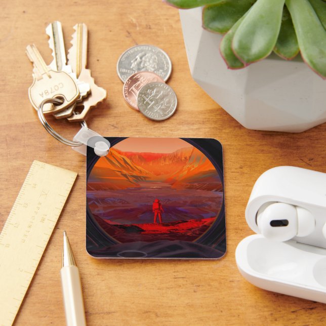 Porte-clés Un Astronaute Sur Mars (Bureau)