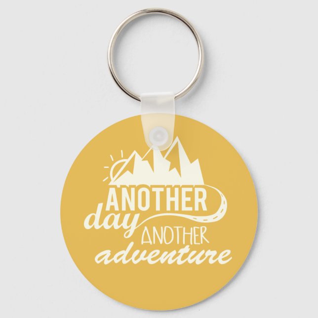 Porte-clés Un autre jour Une autre aventure Motivation (Recto)