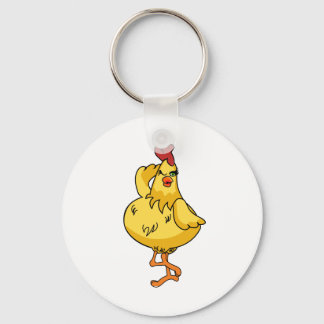Porte-clés Un autre poulet très stupide