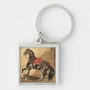 Porte-clés Un cheval Arabe (la semaine fixé sur le papier)