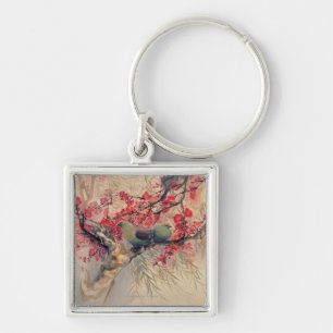 Porte-clés Un couple au printemps