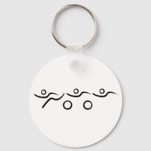 Porte-clés Un grand cadeau de Triathlon pour votre ami ou fam