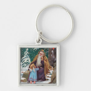 Porte-clés Un joyeux Noël Père Noël avec