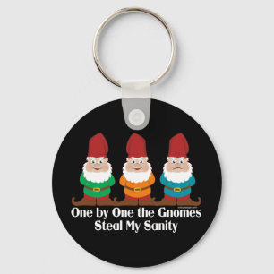 Porte-clés Un les gnomes drôles