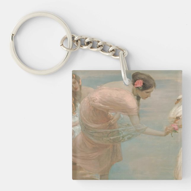 Porte-clés Un matin d'été par Rupert Bunny (1897) (Devant)