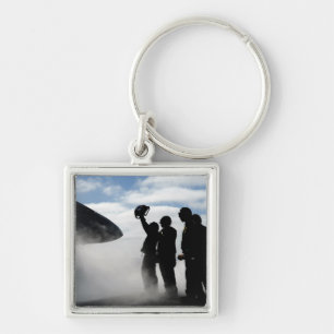 Porte-clés Un membre d'équipage de conduite