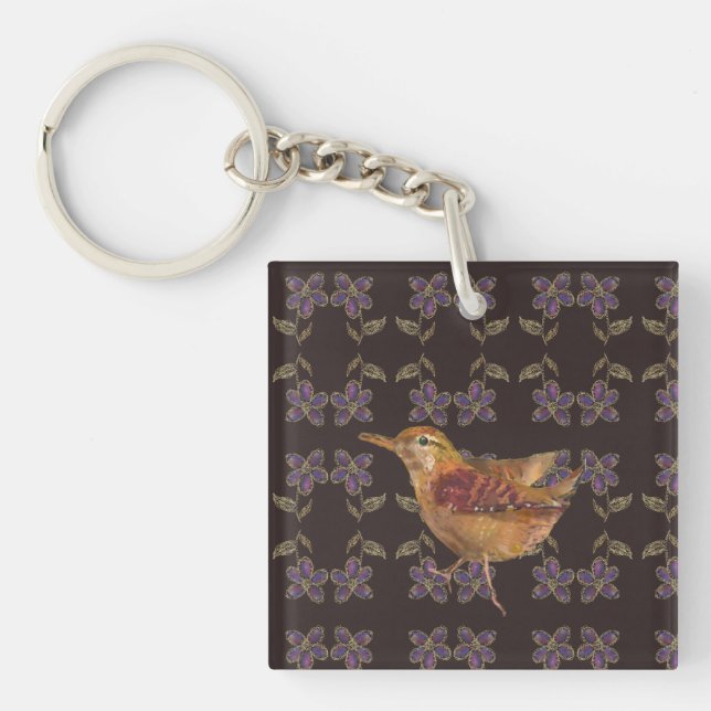 Porte-clés Un oiseau mignon (Devant)