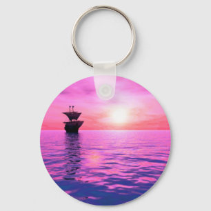 Porte-clés Un porte - clé de bateau à voile