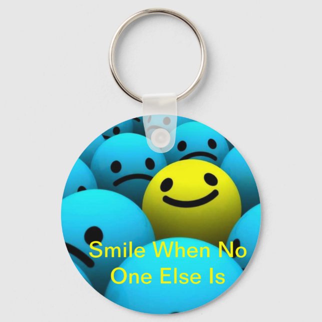 Porte-clés Un sourire (Recto)