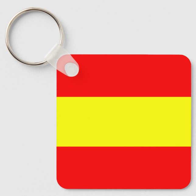 Porte-clés un symbole de l'alphabet nautique maritime (Recto)