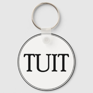 Porte-clés Un Tuit rond