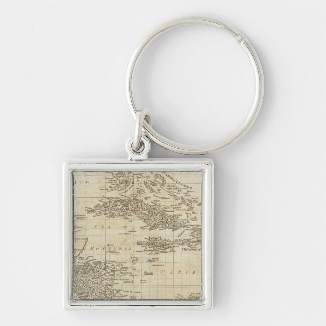 Porte-clés Une carte d'index (Devant)