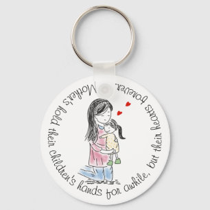 Porte-clés Une citation d'amour pour les mères