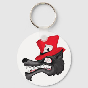 Porte-clés Une course de porte - clé de loup solitaire de