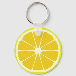 Porte-clés Une tranche de citron - Citrus fruit !