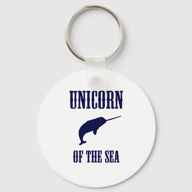 Porte-clés Unicorne de la mer (Narwhal) (Recto)