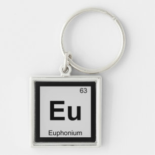 Porte-clés Union européenne - Chimie de la musique euphonium 