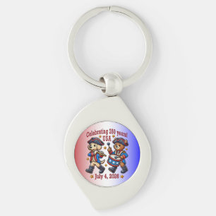 Porte-clés USA 250th Anniversary Souvenir - Patriotique