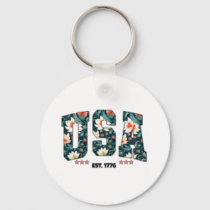 Porte-clés USA est. T-shirt 1776