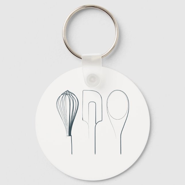 Porte-clés Ustensiles de cuisine (Recto)
