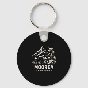 Porte-clés Vacances à la plage de l'île de Moorea Polynésie f