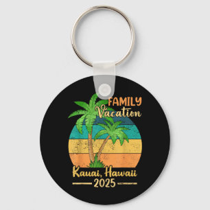 Porte-clés Vacances de famille à la plage de Kauai Hawaï 2025