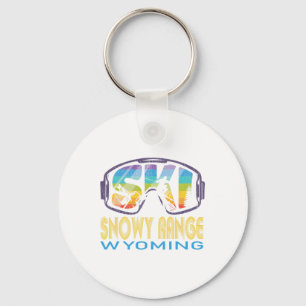 Porte-clés Vacances de ski dans la Snowy Range Wyoming 