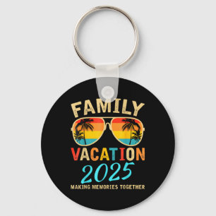 Porte-clés Vacances en famille 2025 Plage Correspondant Vacan